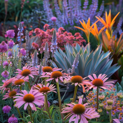 vaste planten in volle zon