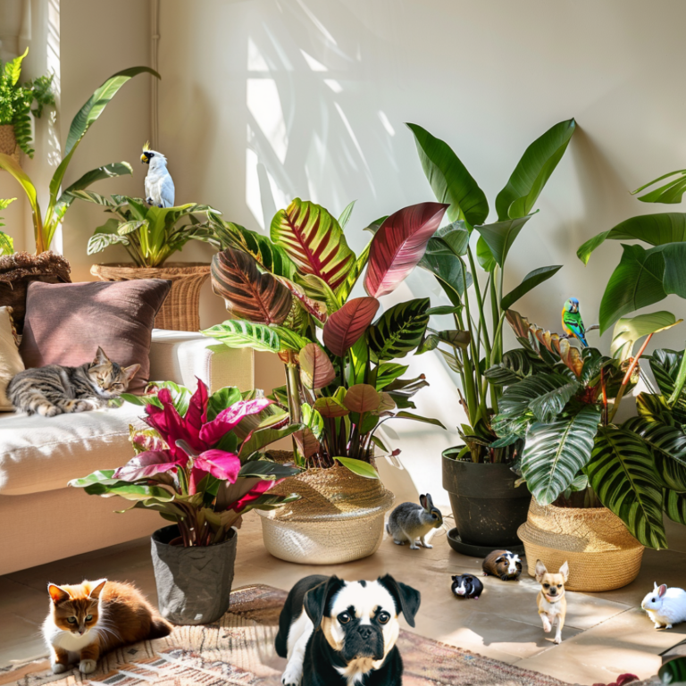 Tropische bloemen 5 niet giftige kamerplanten