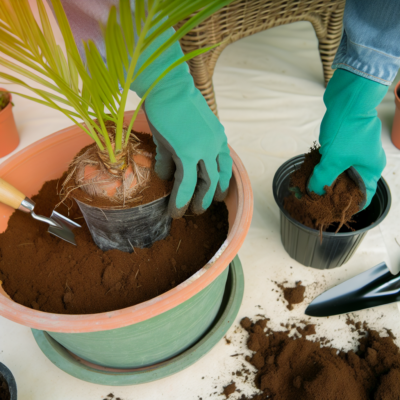 verpotten palm verpotten palm